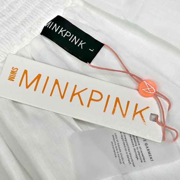 MinkPink x REVOLVE White Wash Crop Top & Mini Skirt - Picture 9 of 9